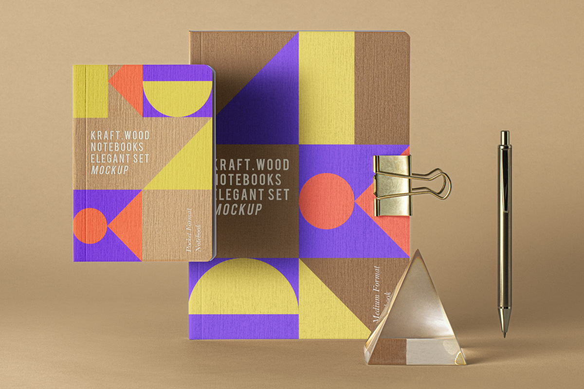 001-kraft-wood-notebooks-set-stationery-branding-graphic-free-psd-mockup