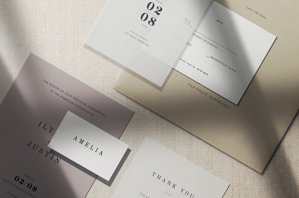 Paper and Cards Free PSD Mockup Set