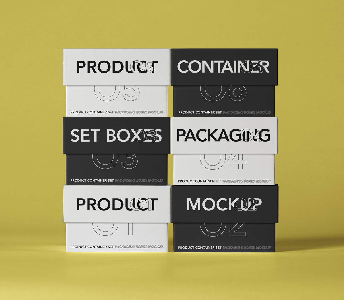 Box Product Psd Packaging Mockup