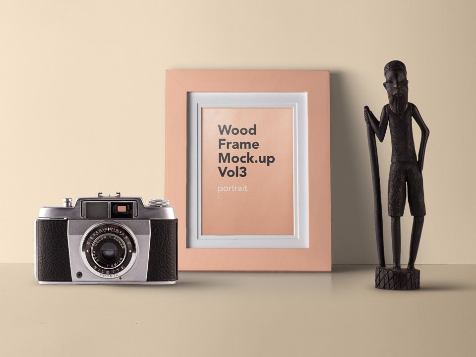 Psd Wood Frame Mockup Vol3