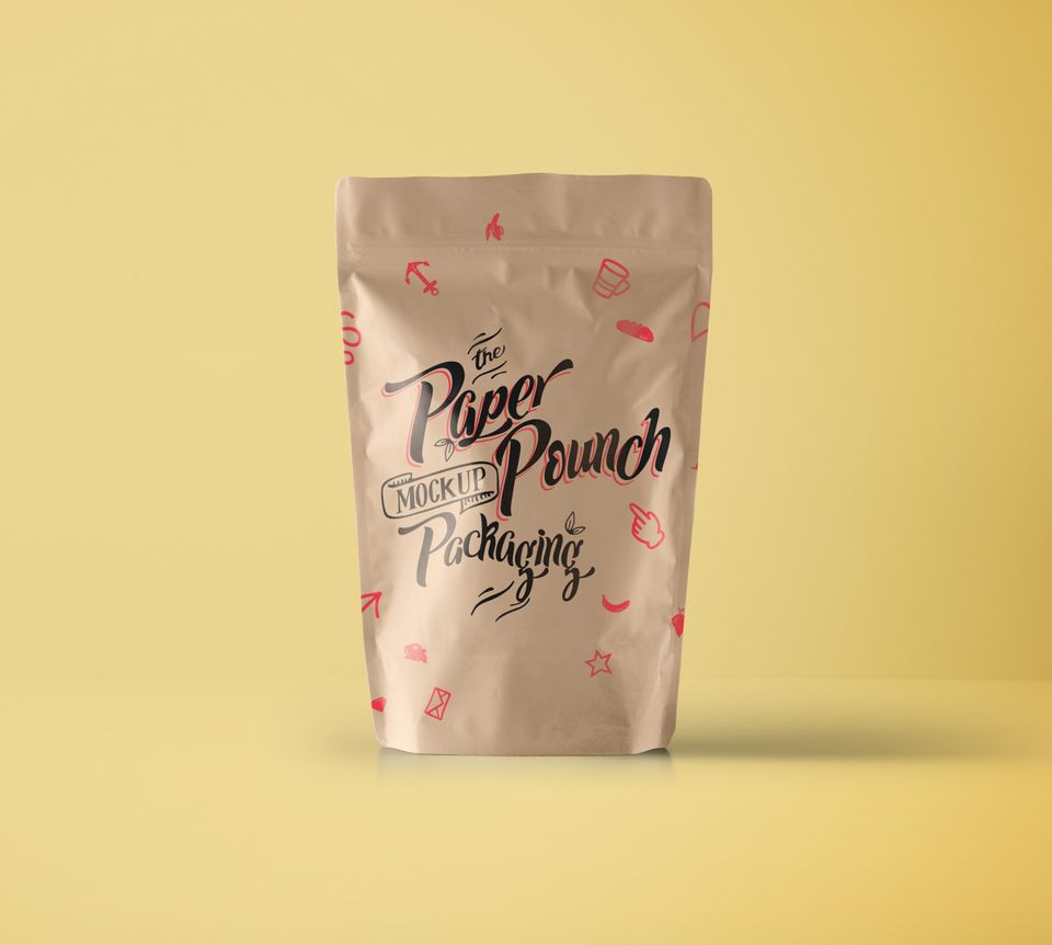Psd Paper Pouch Packaging Vol4