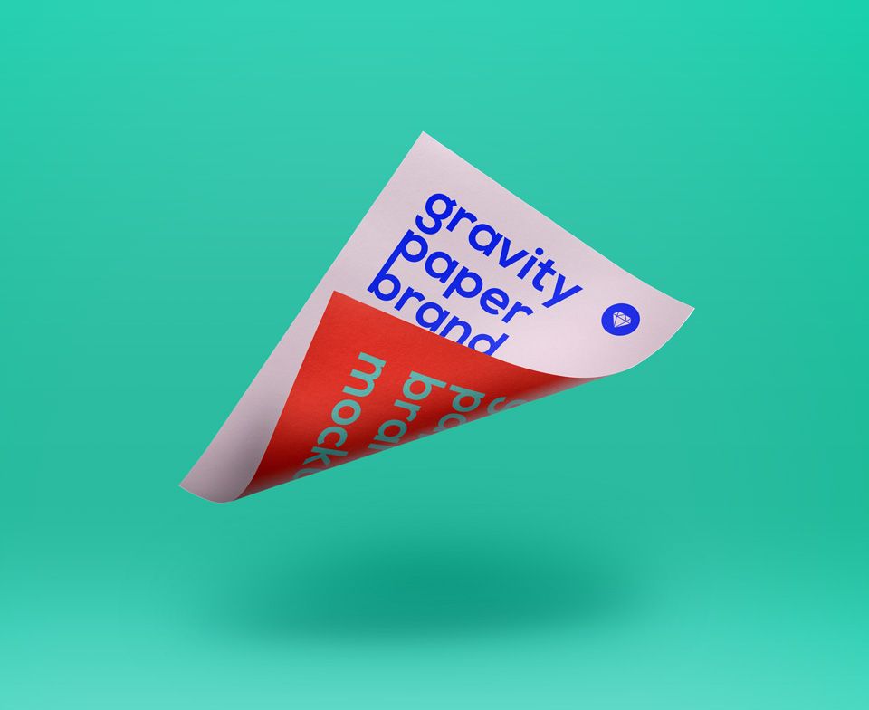 Gravity Psd Paper Mockup Vol2