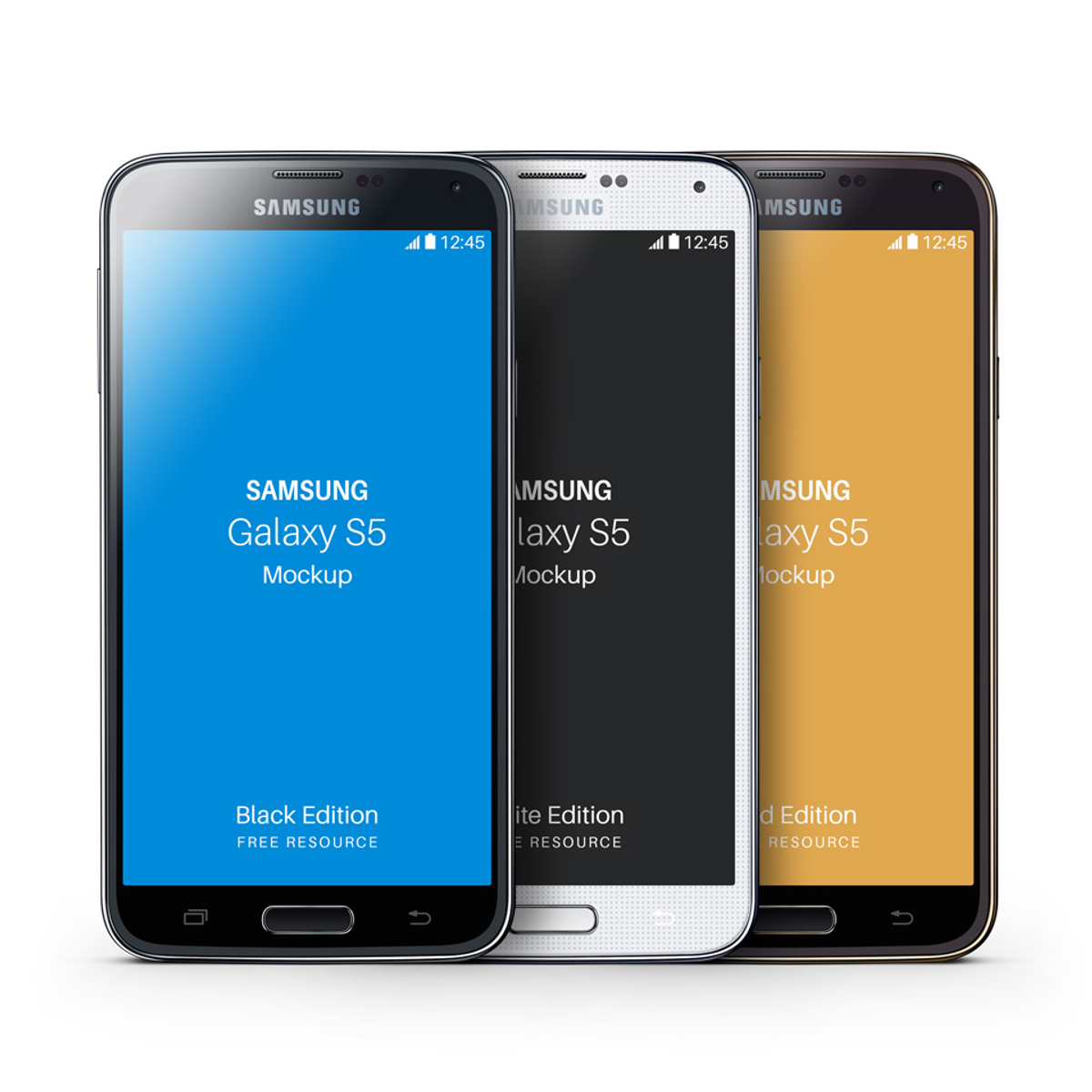 Samsung Galaxy S5 Psd Mockup