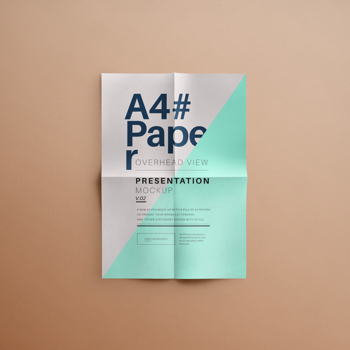 Psd A4 Overhead Paper Mock-Up Vol2