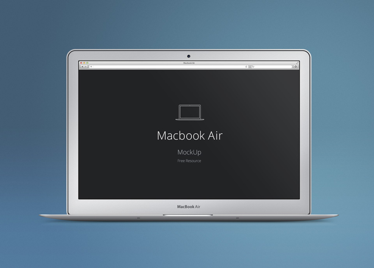 MacBook Air Psd Mockup | Pixeden Club